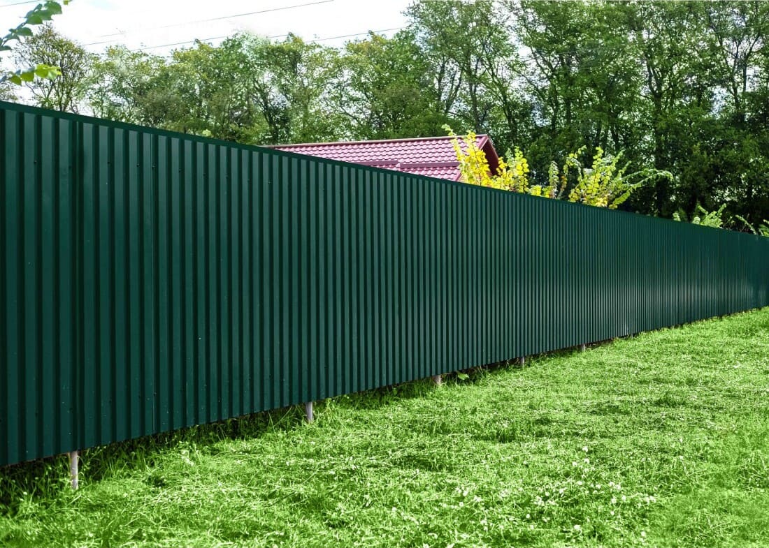 Профнастил для забора Профнастил для забора фото