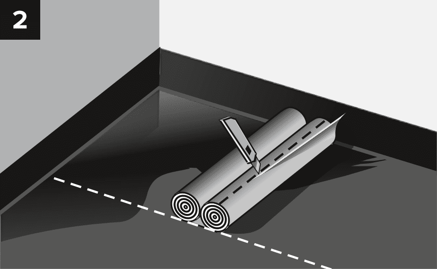 Примерка гидроизоляции фото